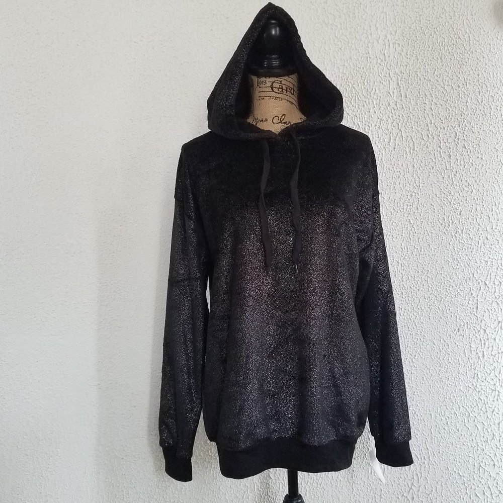 Sparkly Fuzzy Hoodie